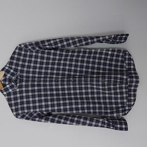 Dsquared Blue and White Plaid Made in Italy Button Down Shirt Size 48